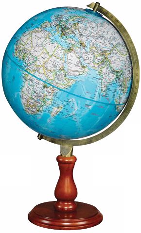 Hudson 20" High Blue Ocean National Geographic Globe
