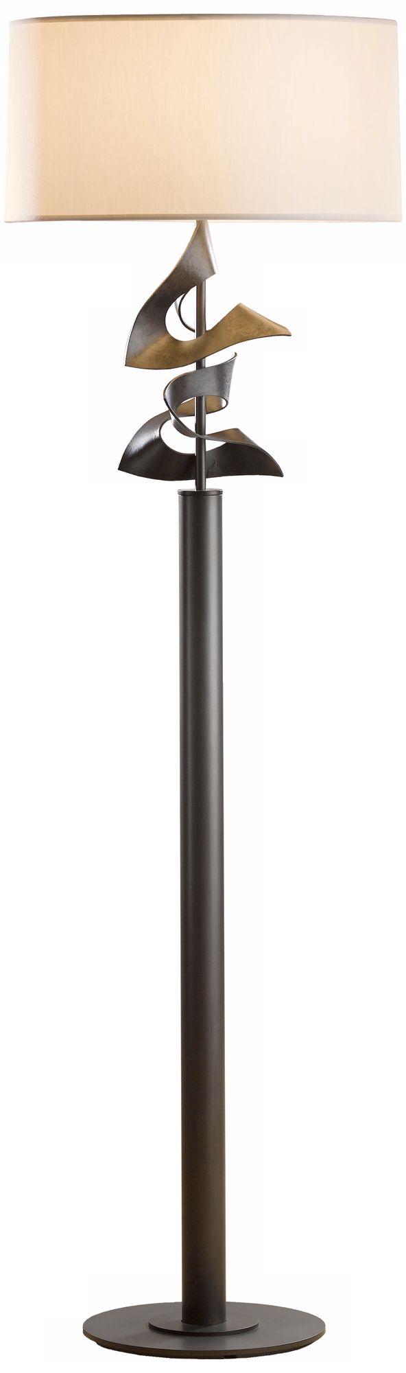 Hubbardton Forge Gallery Dark Smoke Floor Lamp