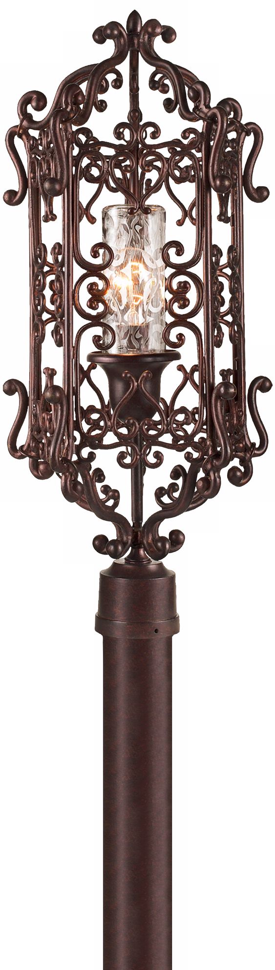 Bravada Chestnut 26" High Outdoor Post Light