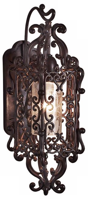 Bravada Chestnut 25" High Outdoor Wall Sconce
