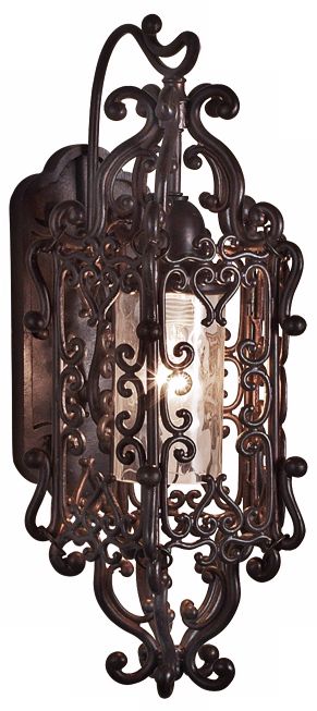 Bravada Chestnut 22" High Outdoor Wall Sconce