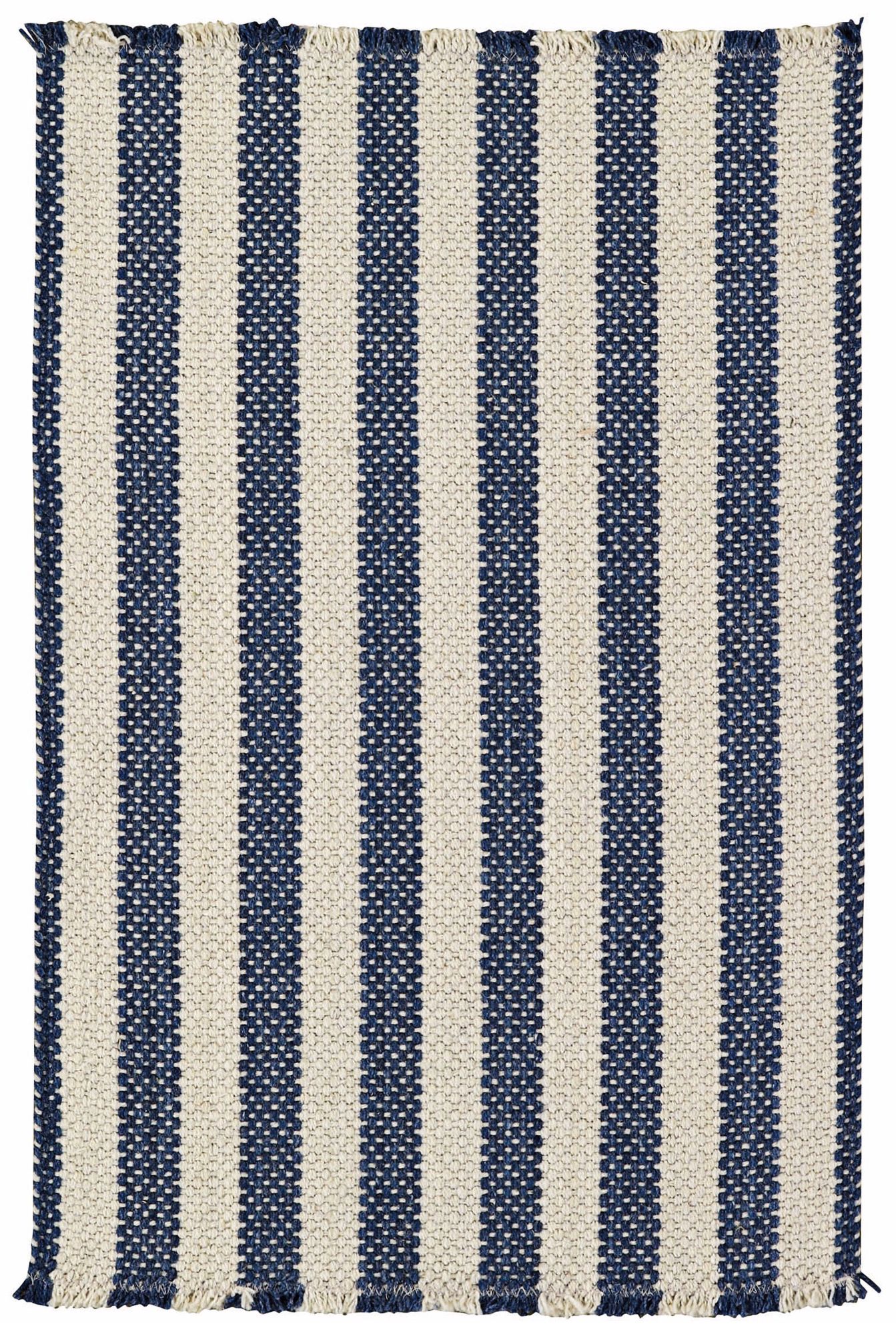 Outer Banks Blue Stripes Collection Area Rug