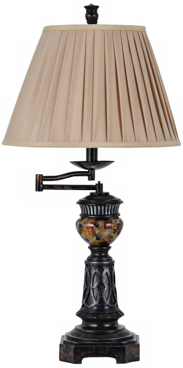 Aberdeen Metal Swing Arm Table Lamp