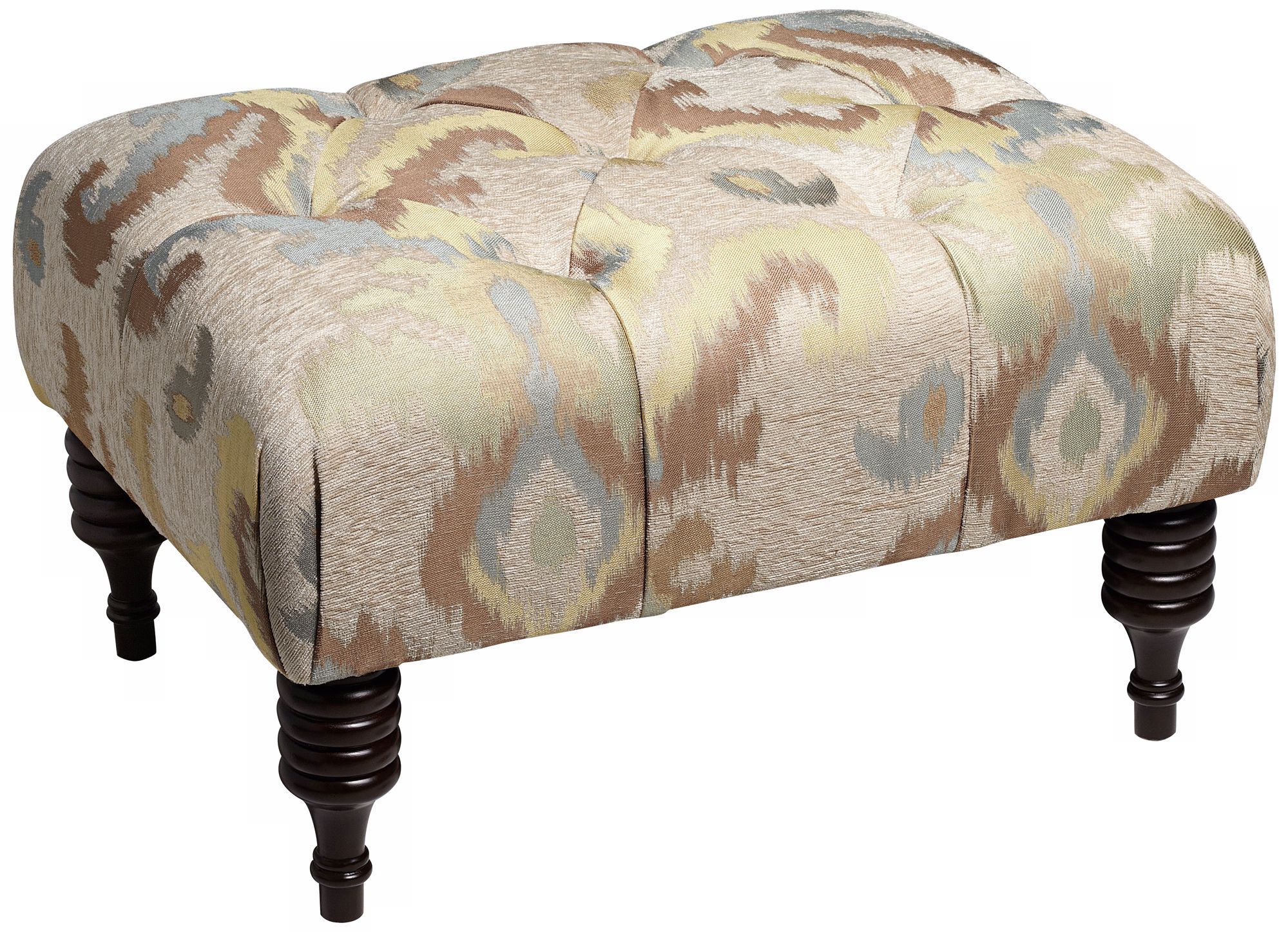 Albington Ikat Ald Fancy Ottoman