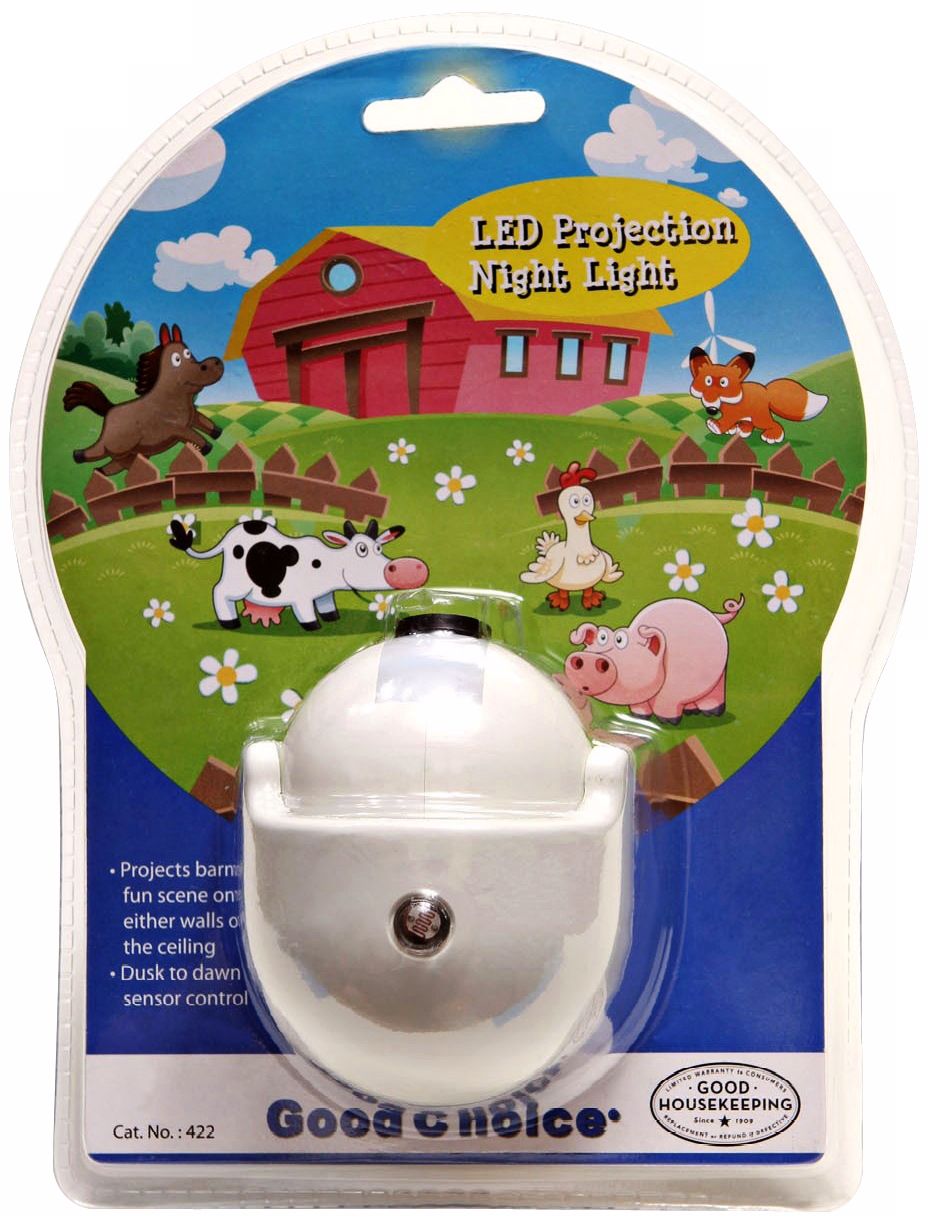 Barnyard Scene LED Projection Night Light