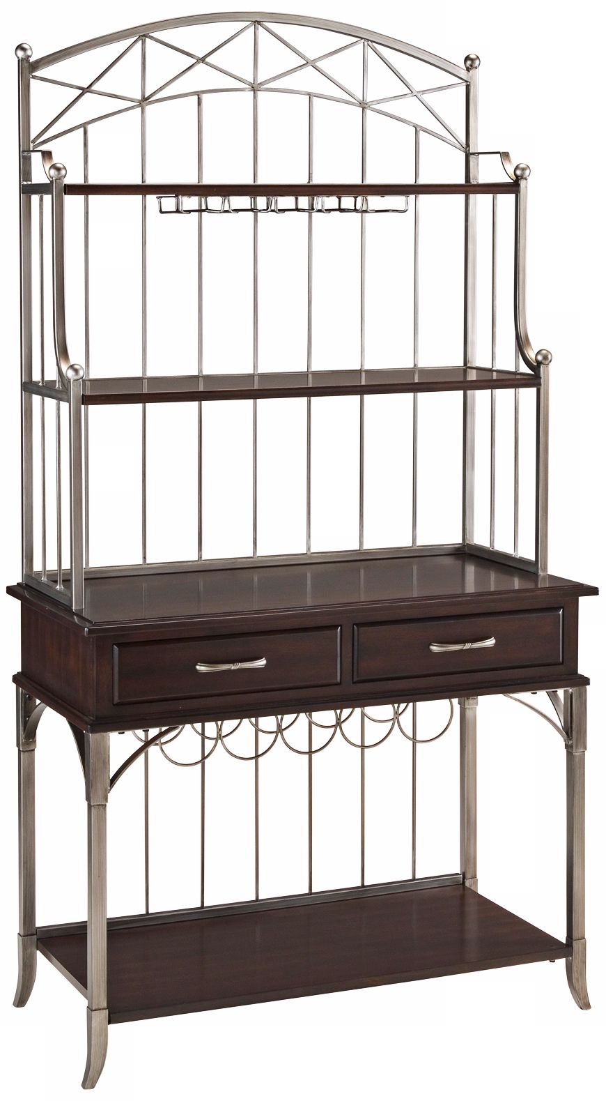 Bordeaux Espresso Baker's Rack