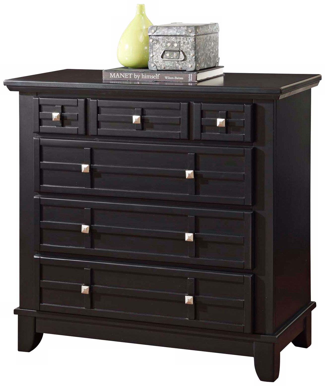 Arts and Crafts Black Chest