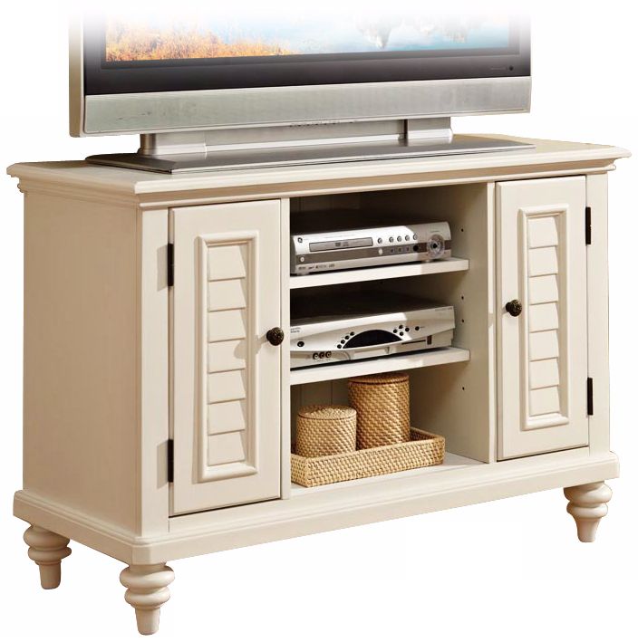 Bermuda Brushed White TV Stand