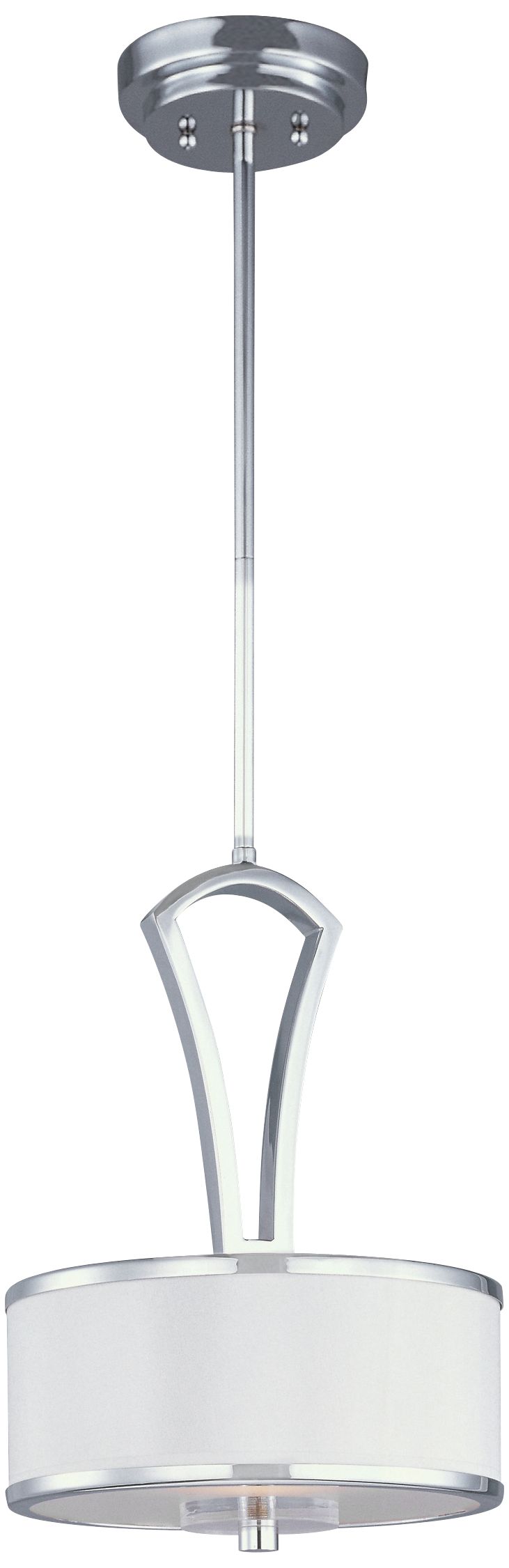 Maxim Metro 8" Wide Polished Chrome Mini Pendant Light