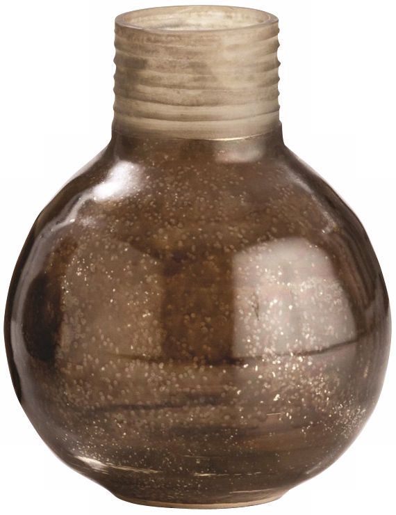 Arteriors Home Farris Small Round Rope Etched Glass Vase