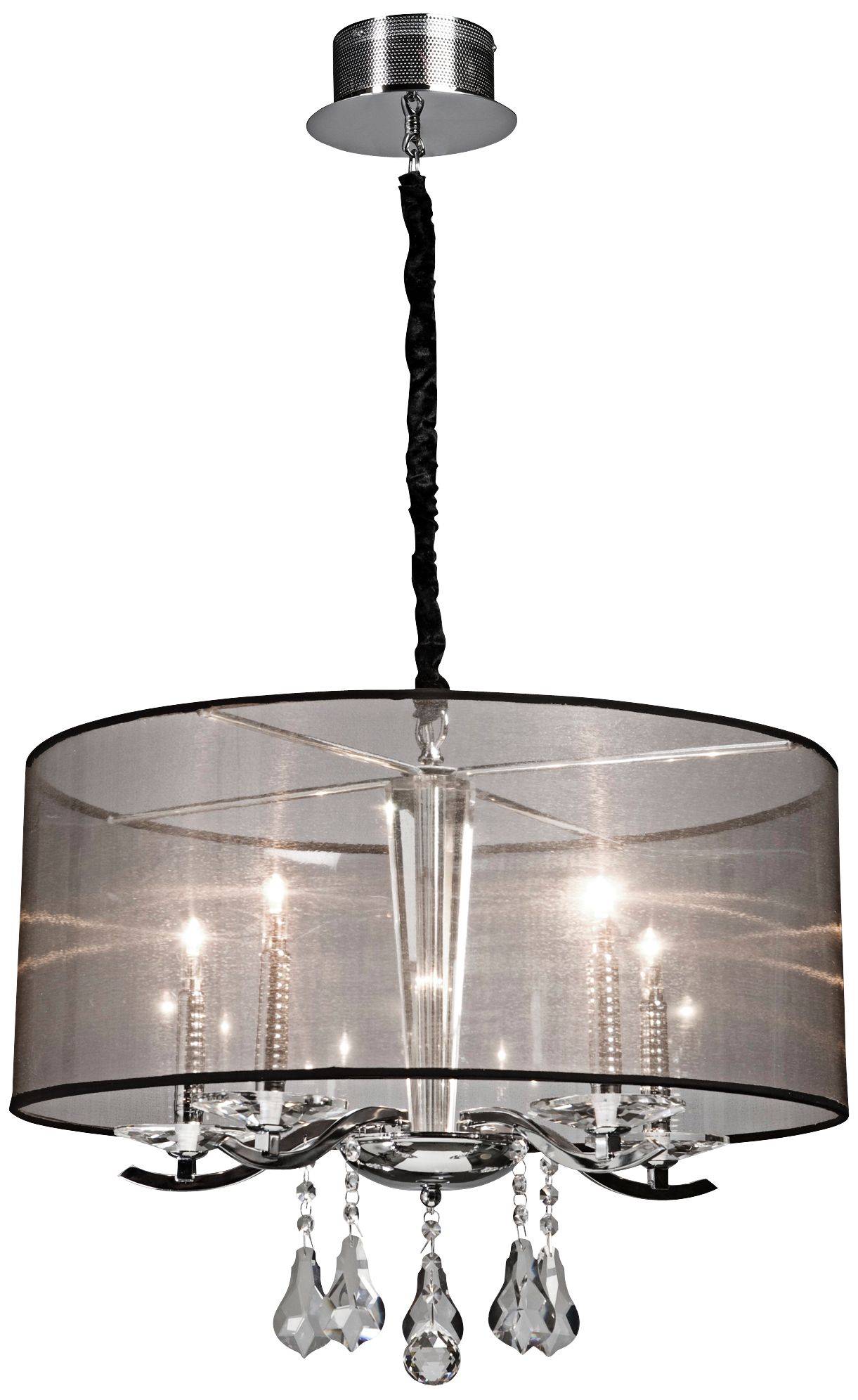 Artcraft Contessa 15" Wide Chrome Chandelier