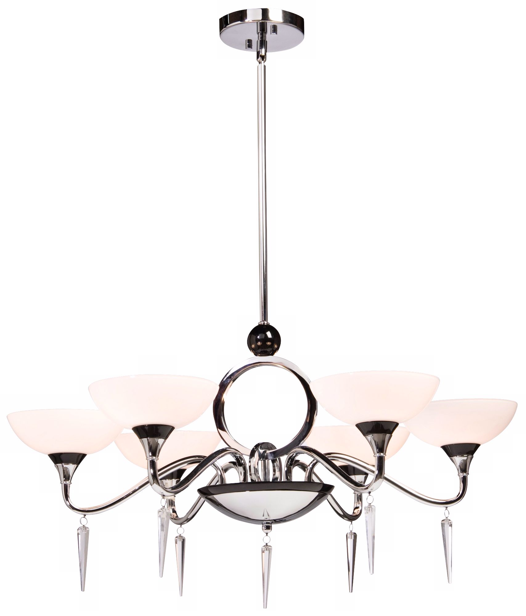 Artcraft Milano 29" Wide Chrome Chandelier