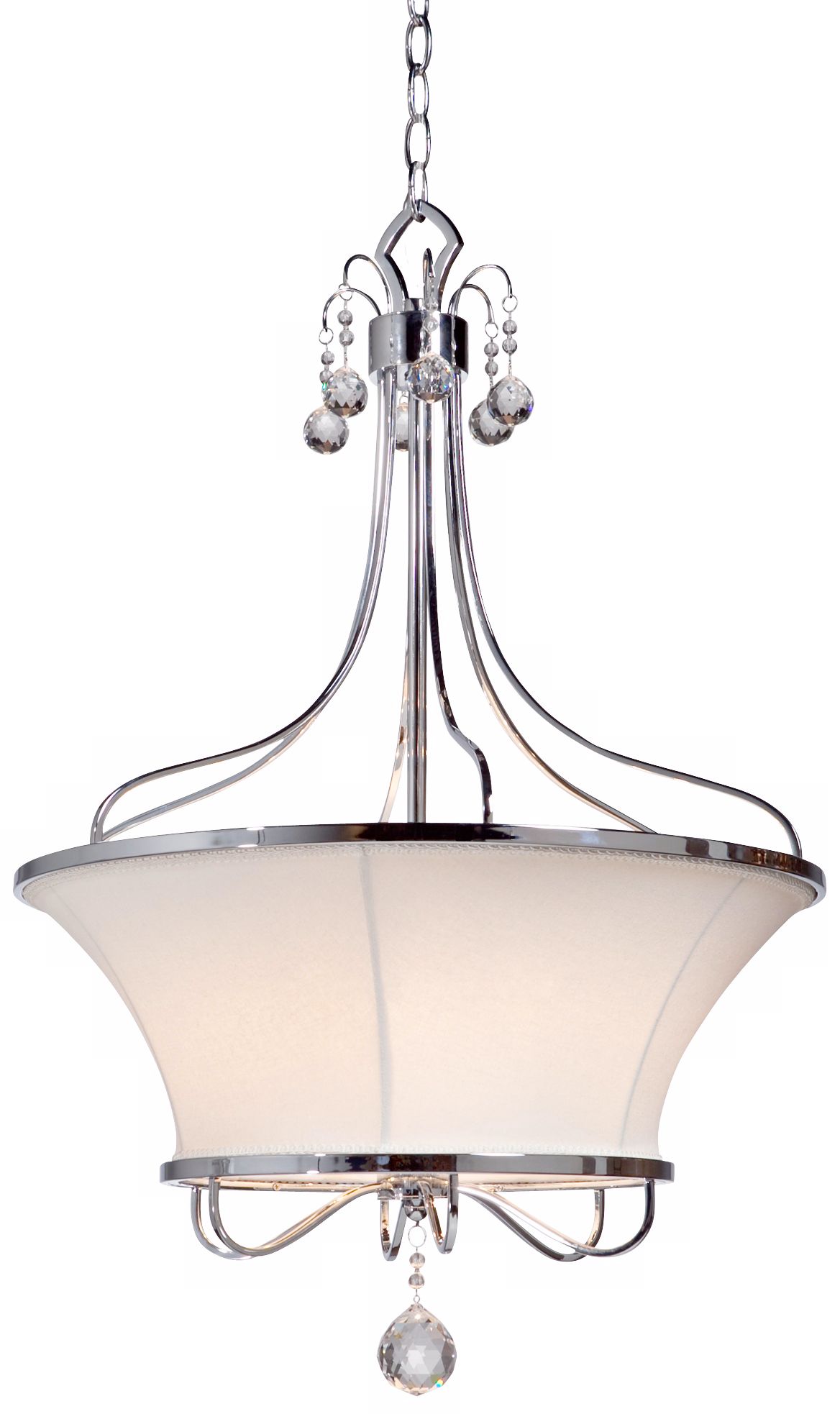 Artcraft Saint Tropez 20" Wide Chrome Chandelier