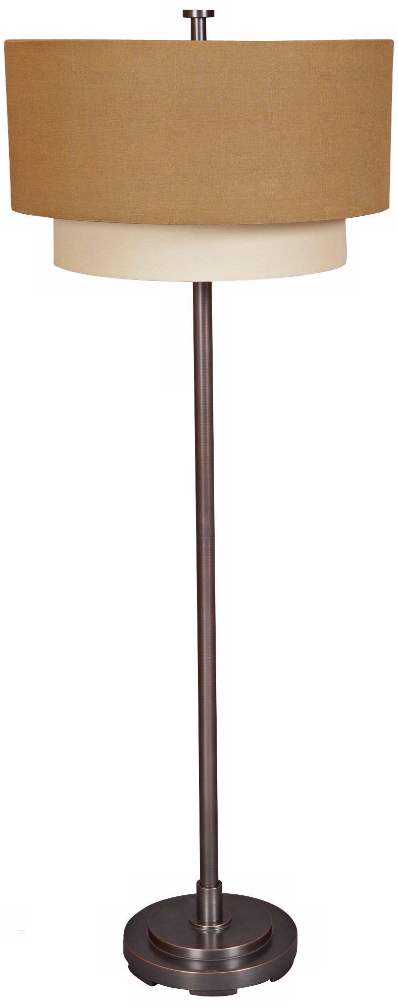 Lummo Double Shade Bronze Floor Lamp