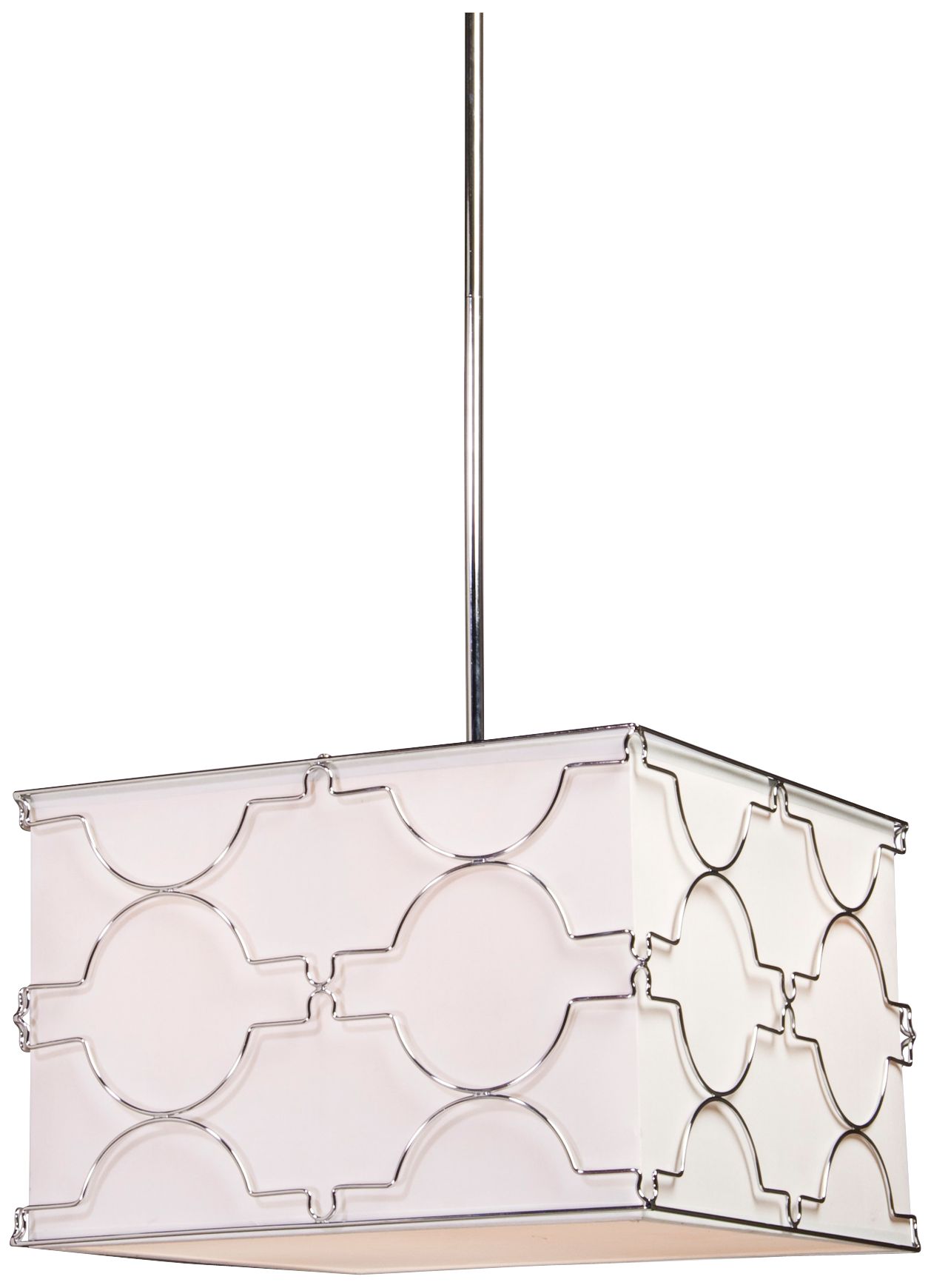 Artcraft Morocco 16" Wide Chrome Pendant Light