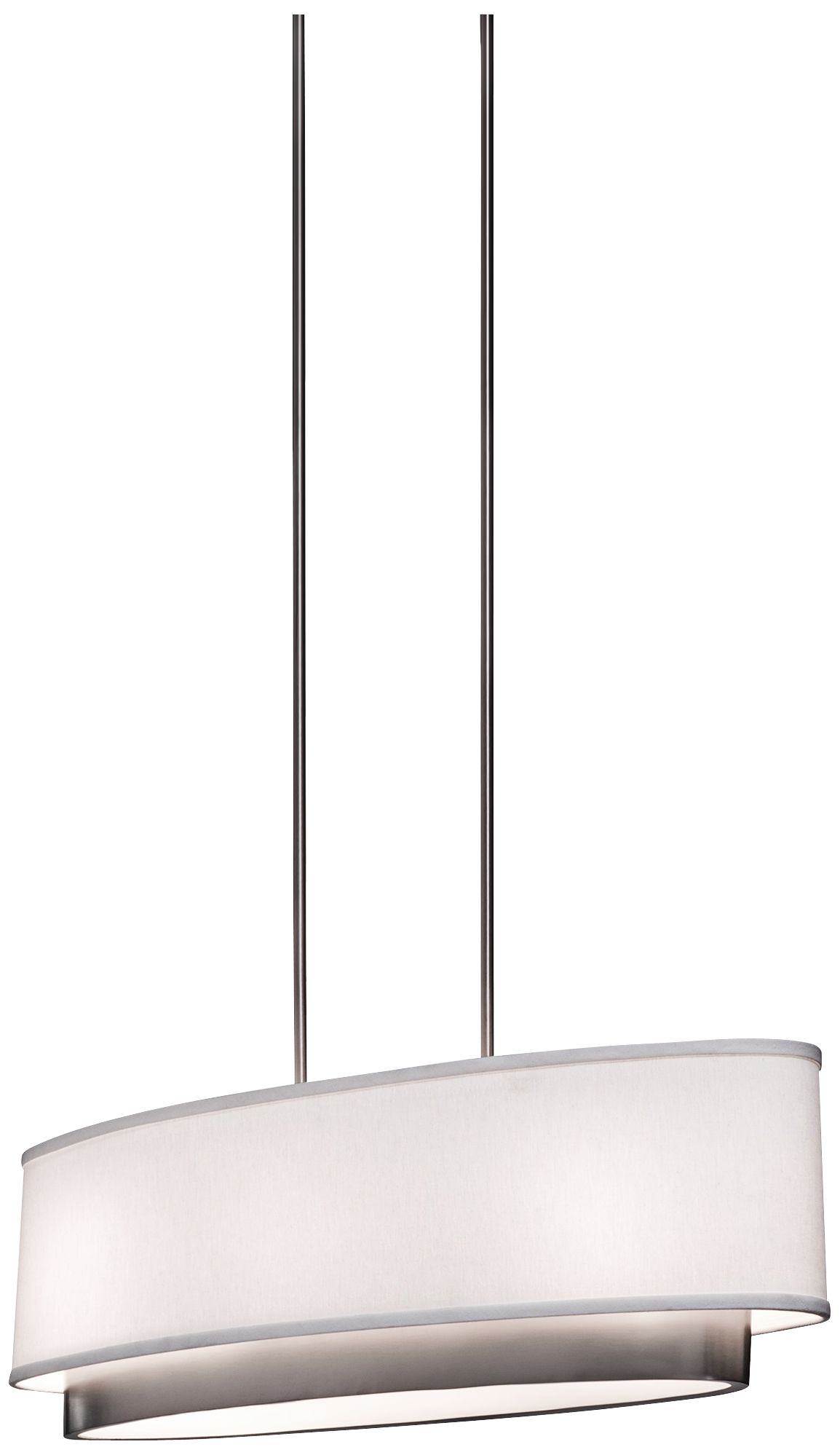 Artcraft Scandia  31" Wide Brushed Nickel Pendant Light