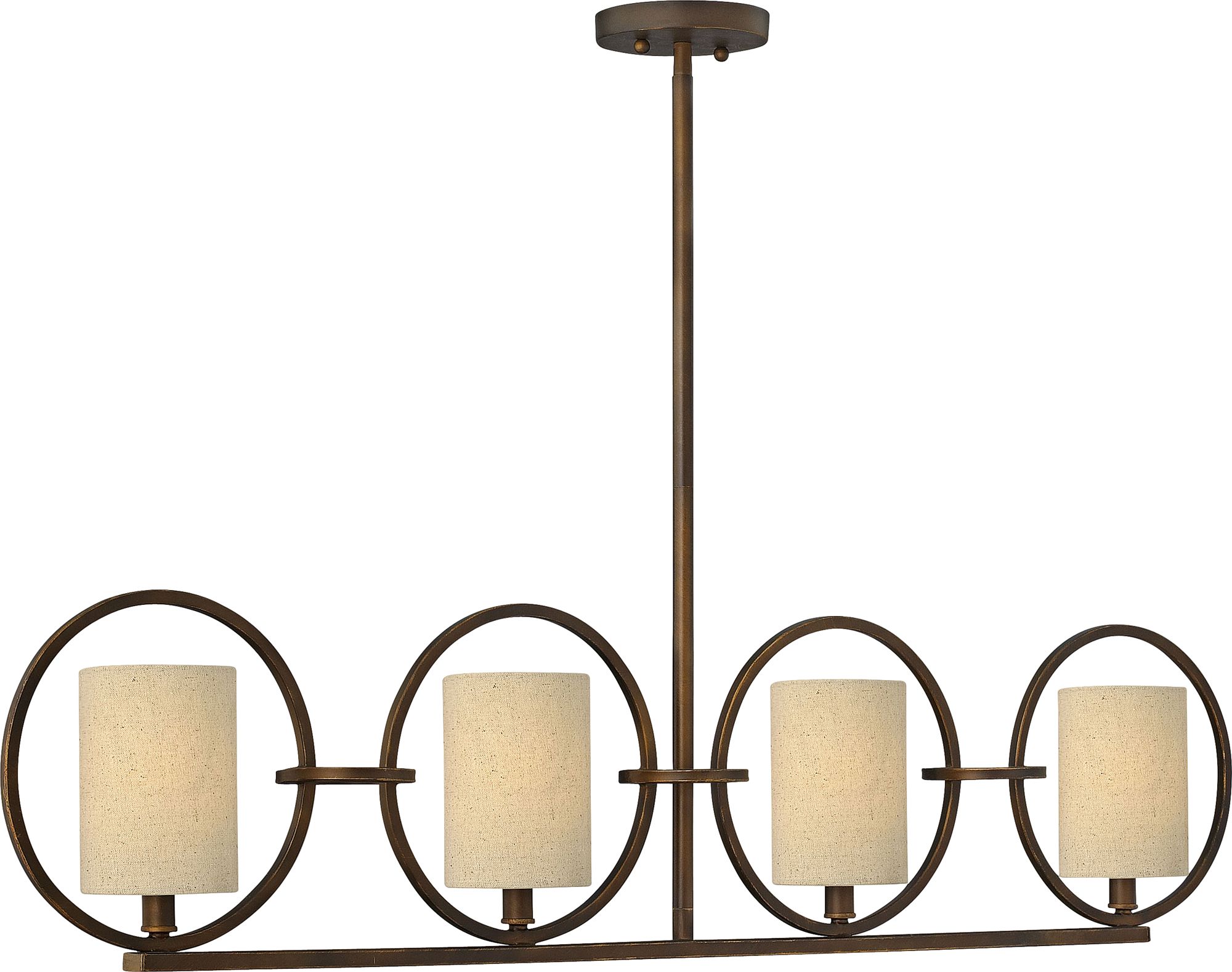 Fredrick Ramond Pandora 44 1/2" Cinnamon Island Chandelier