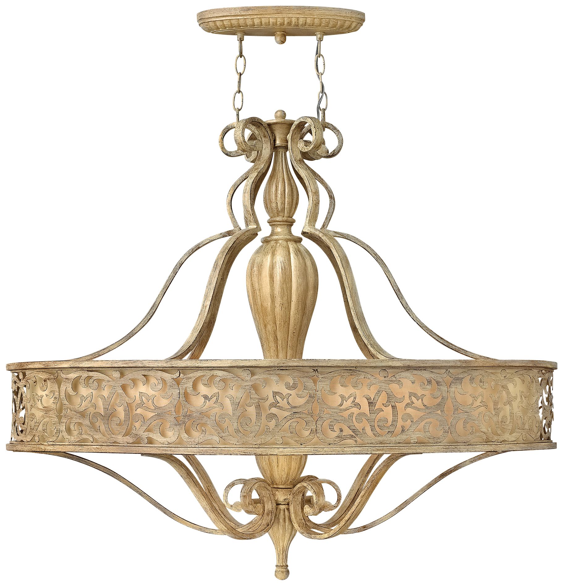 Fredrick Ramond Carabel 6-Light 38 1/2" Champagne Chandelier