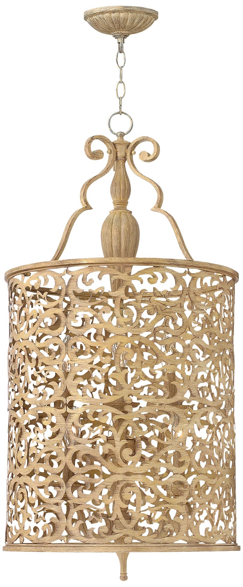 Fredrick Ramond Carabel 6-Light 18" Wide Champagne Pendant
