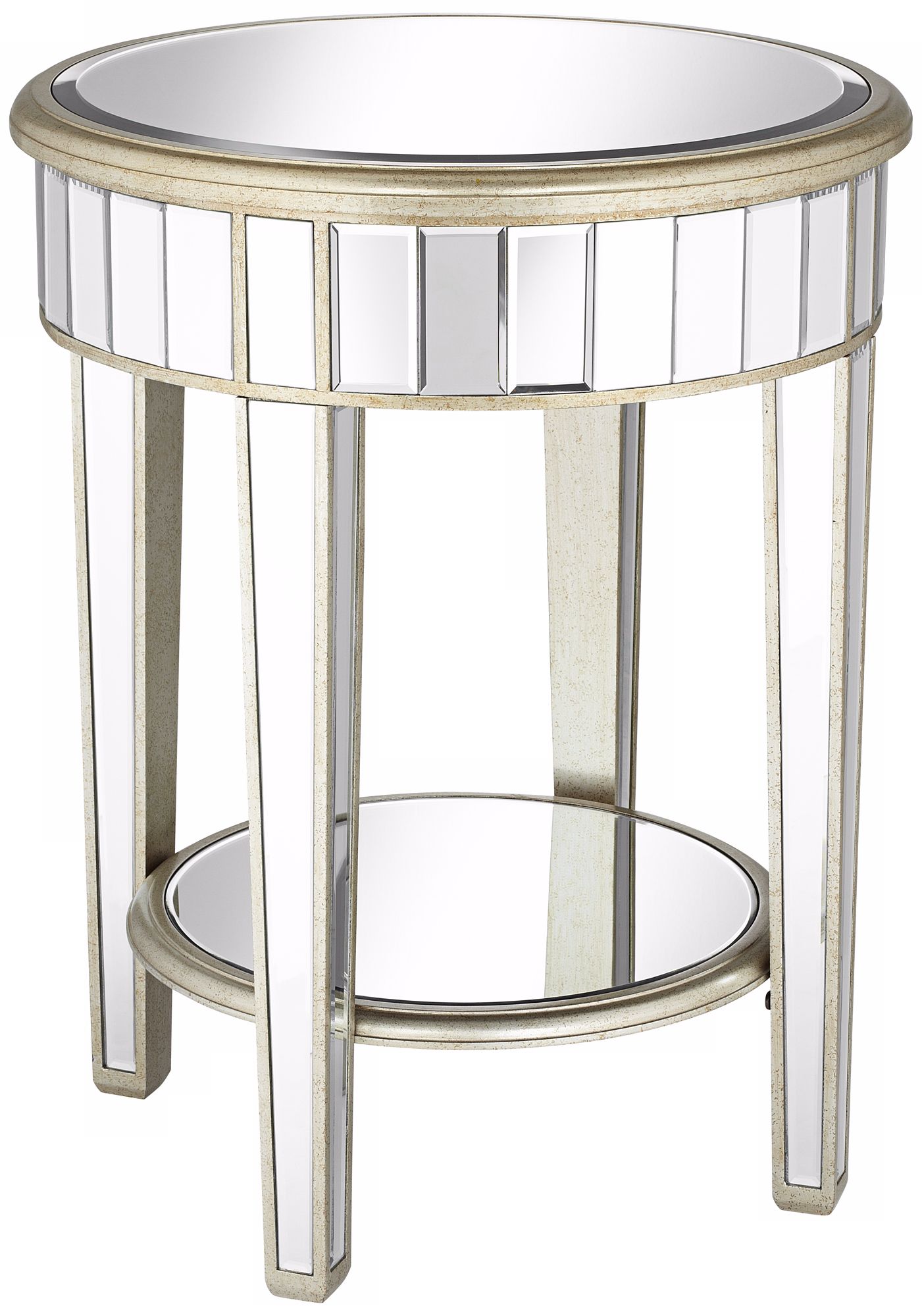 Valerie Mirrored End Table