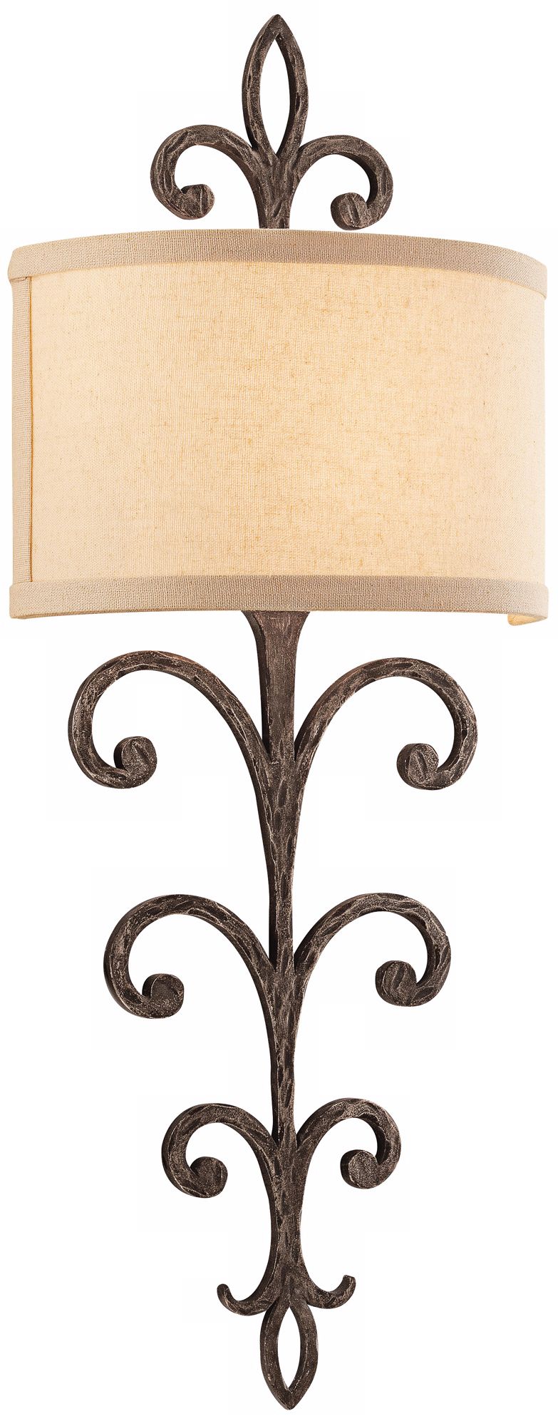 Crawford 11" Wide Cottage Bronze Wall Sconce