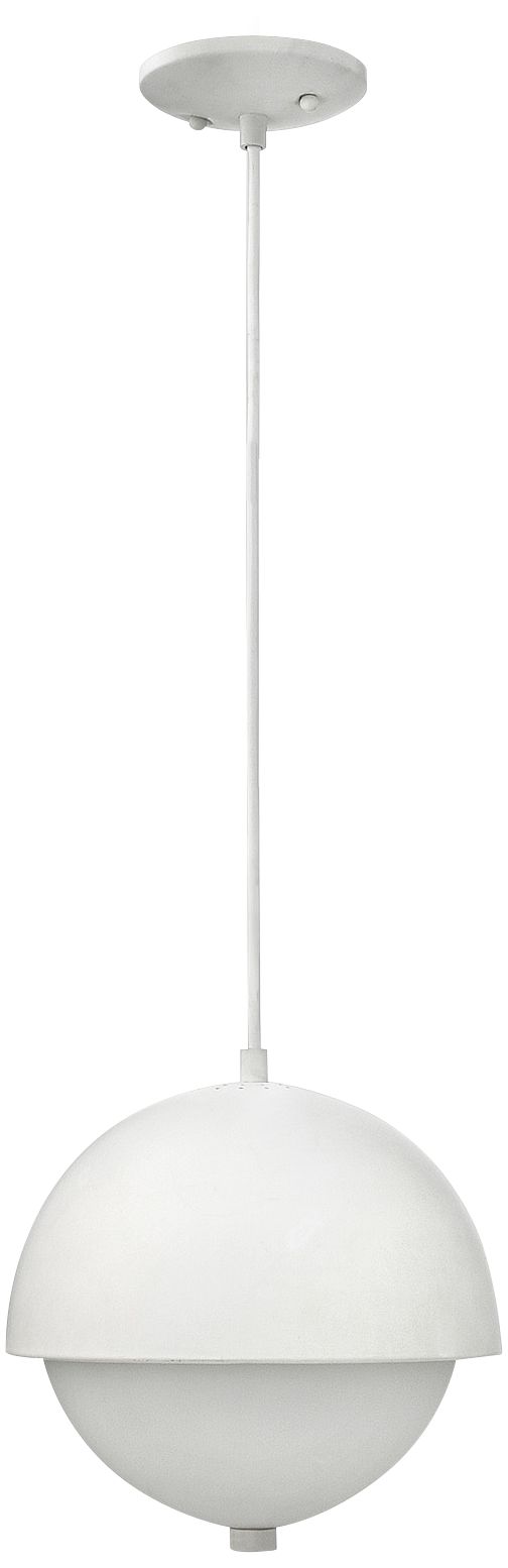 Fredrick Ramond Globe 10" Wide Cloud White Mini Pendant