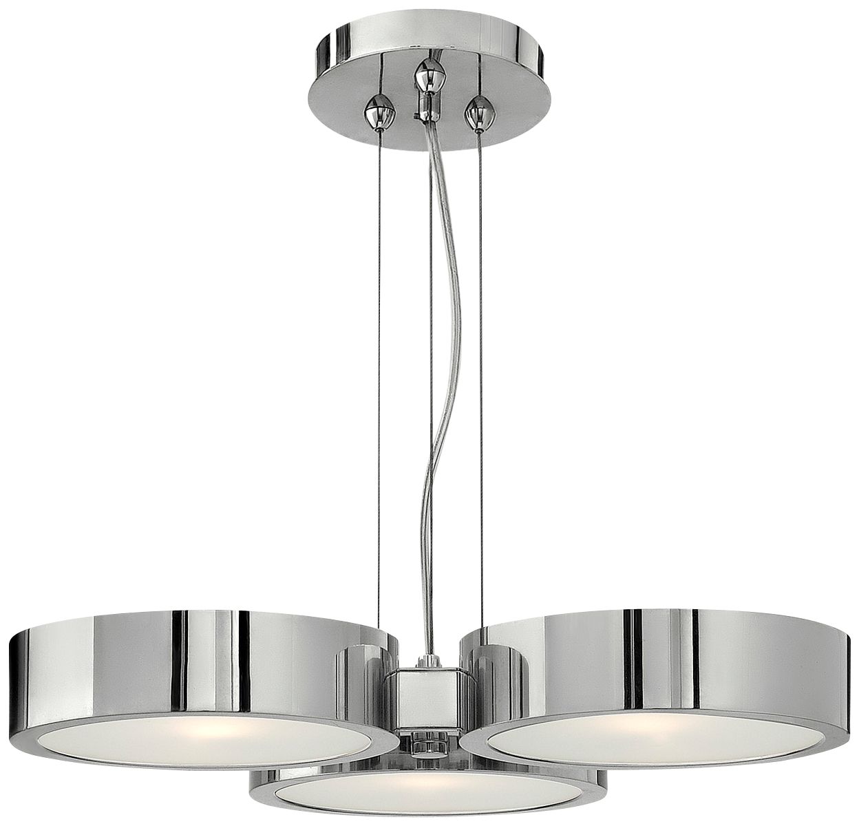 Fredrick Ramond Broadway 18 3/4" Wide Aluminum Disc Pendant