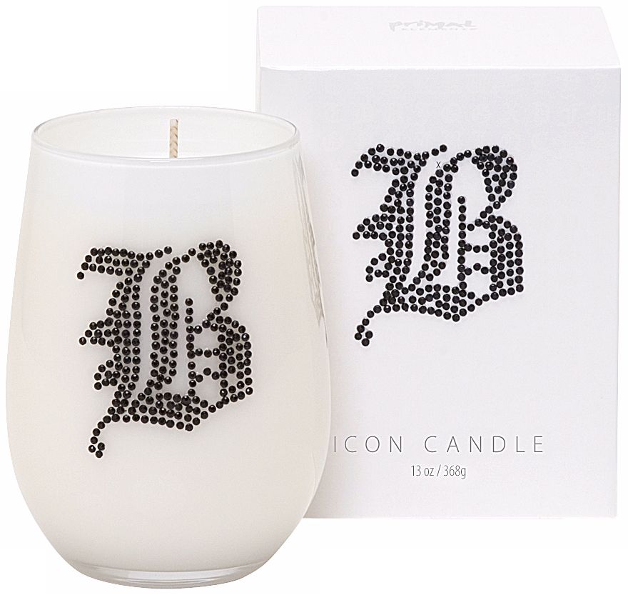 Letter "B" Fragrant Monogram Stemless Wine Glass Candle