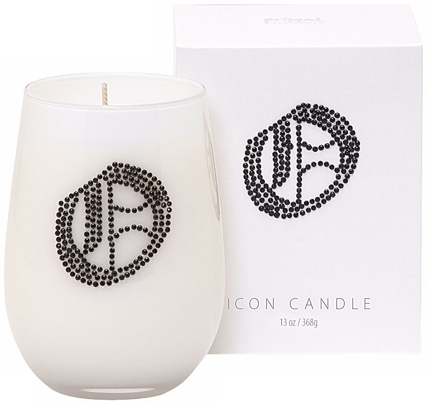 Letter "O" Fragrant Monogram Stemless Wine Glass Candle