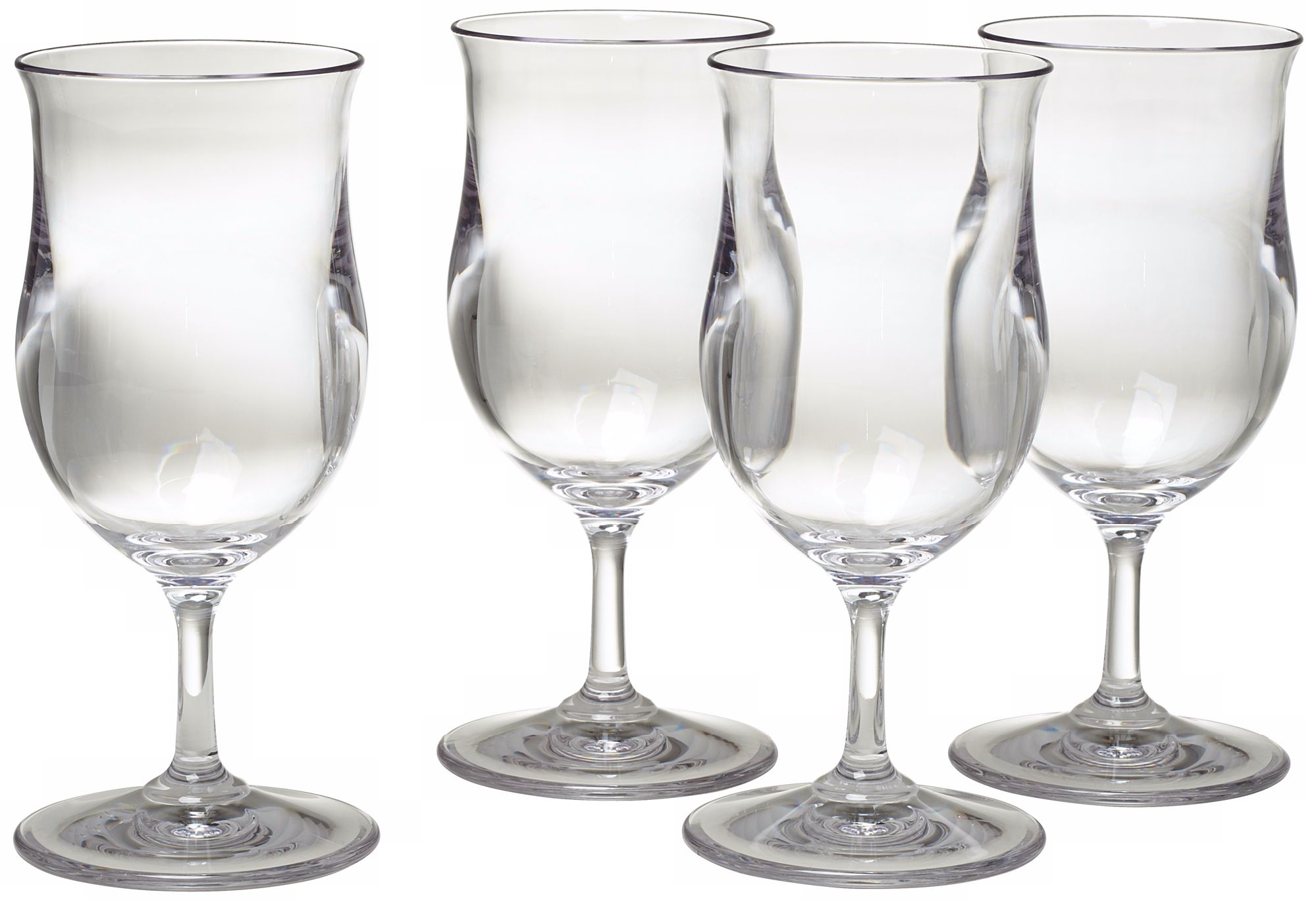 Set of 4 Pina Colada Glasses