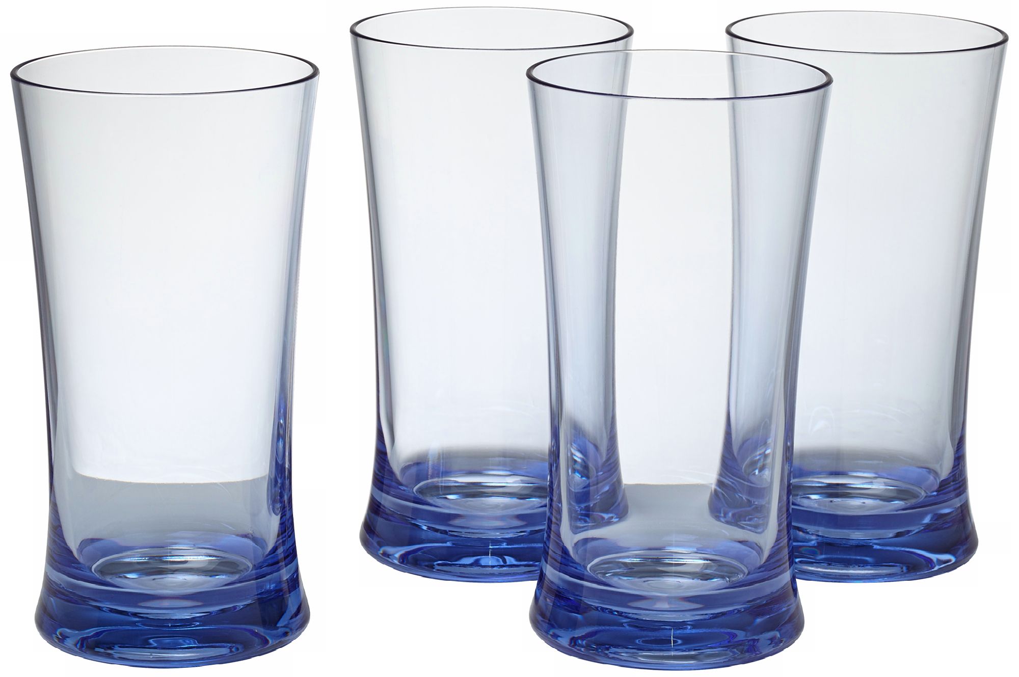 Set of 4 Pacific Blue 17 Oz. Highball Tumblers