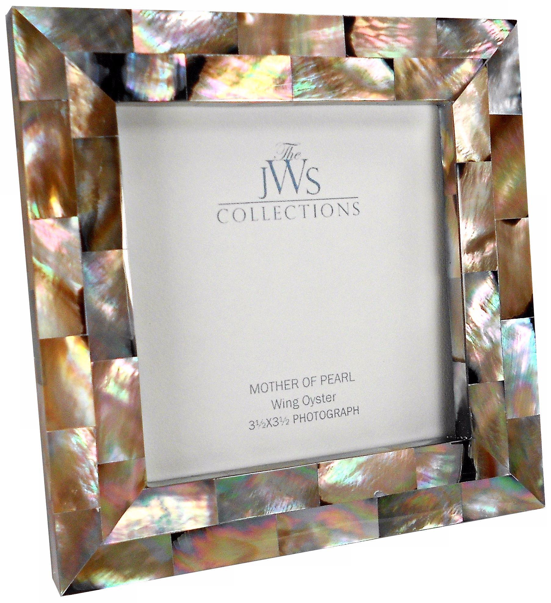 Wing Oyster Shell 3.5x3.5 Picture Frame