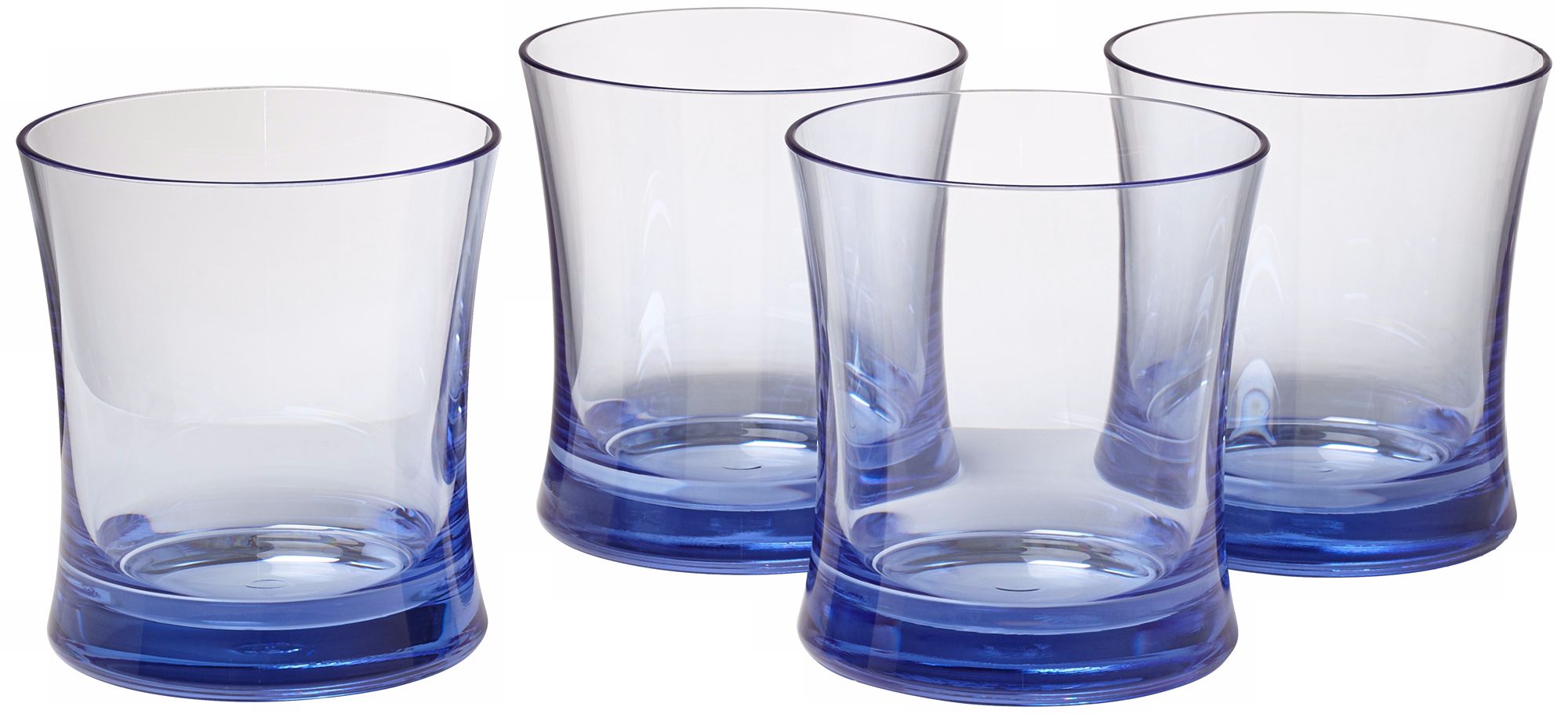 Set of 4 Pacific Blue 14 Oz. Polycarbonate Tumblers