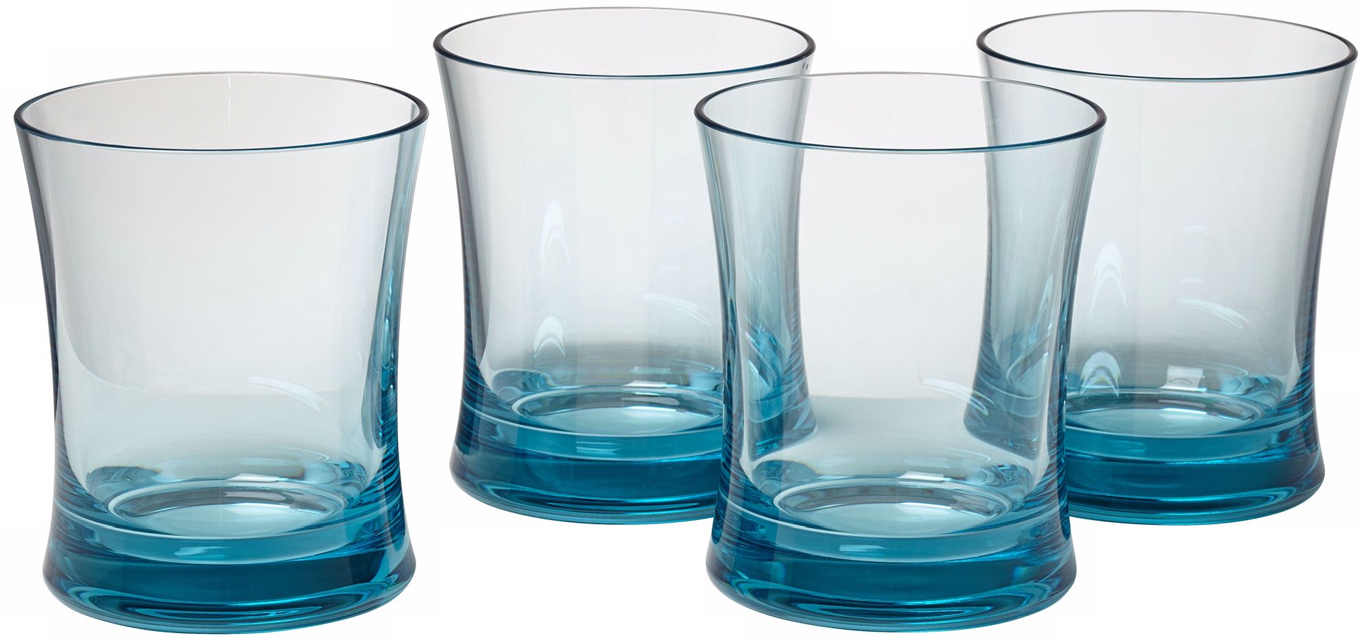 Set of 4 Glacier Blue 10 Oz. Polycarbonate Tumblers