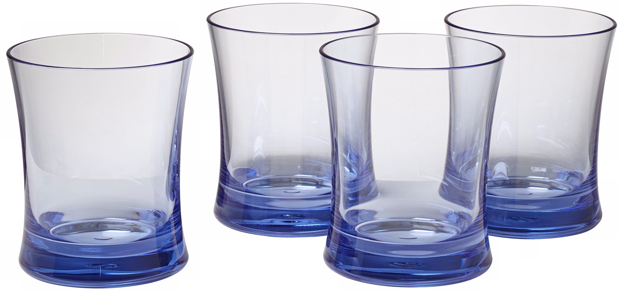 Set of 4 Pacific Blue 10 Oz. Polycarbonate Tumblers