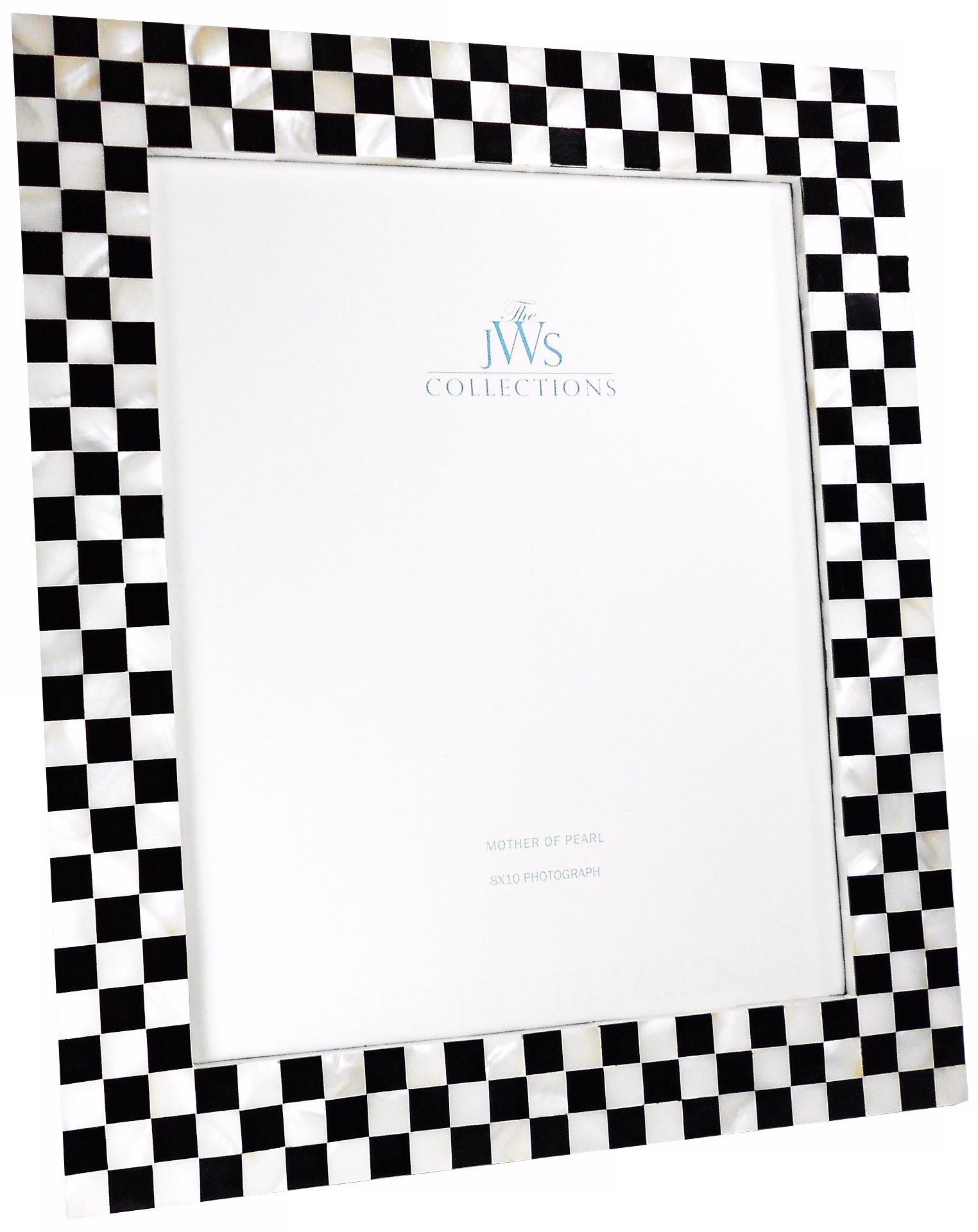 Checkered 11x14 Mother of Pearl Photo Frame