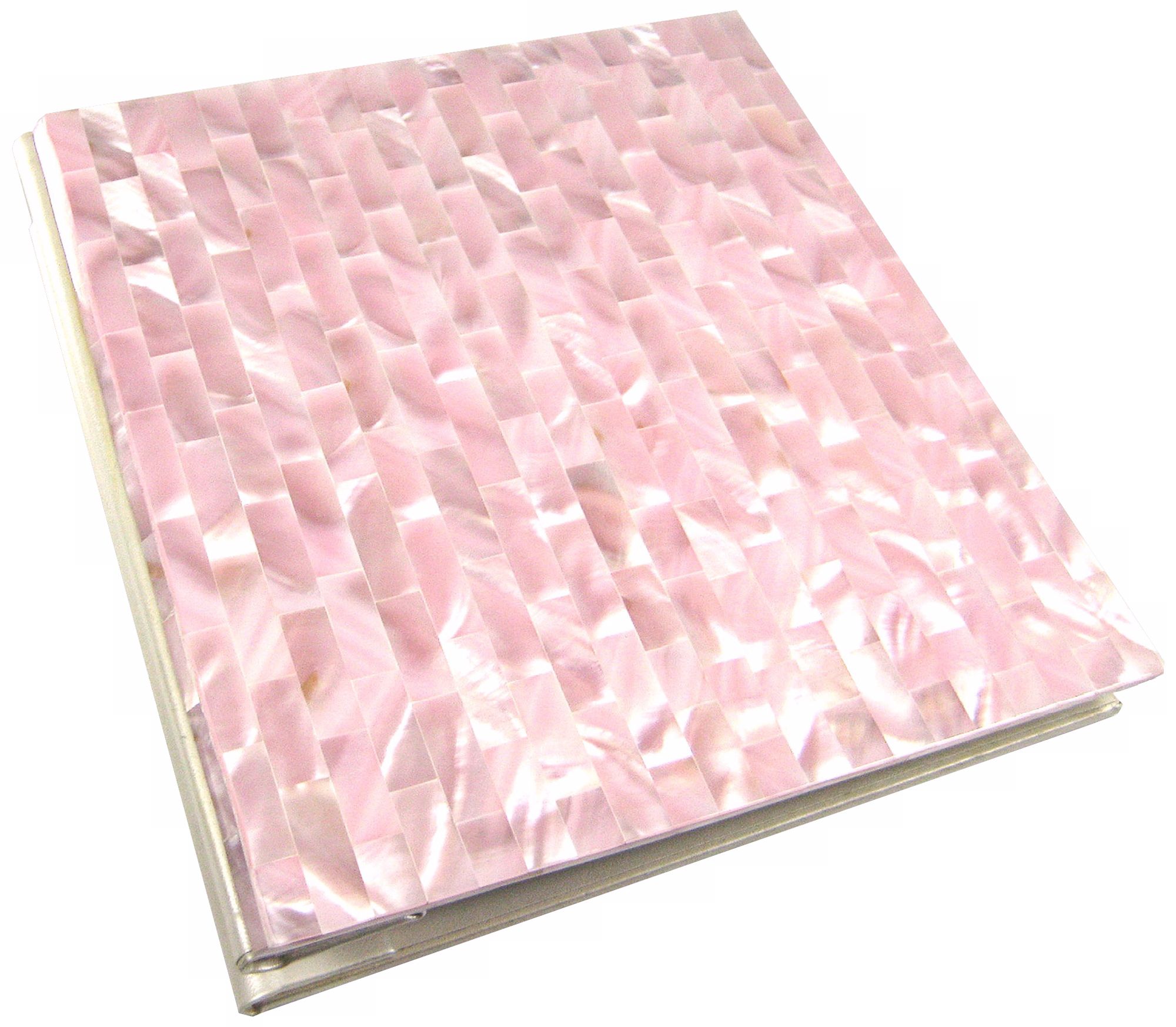 Soft Pink Mother of Pearl 4x6 Photo Album