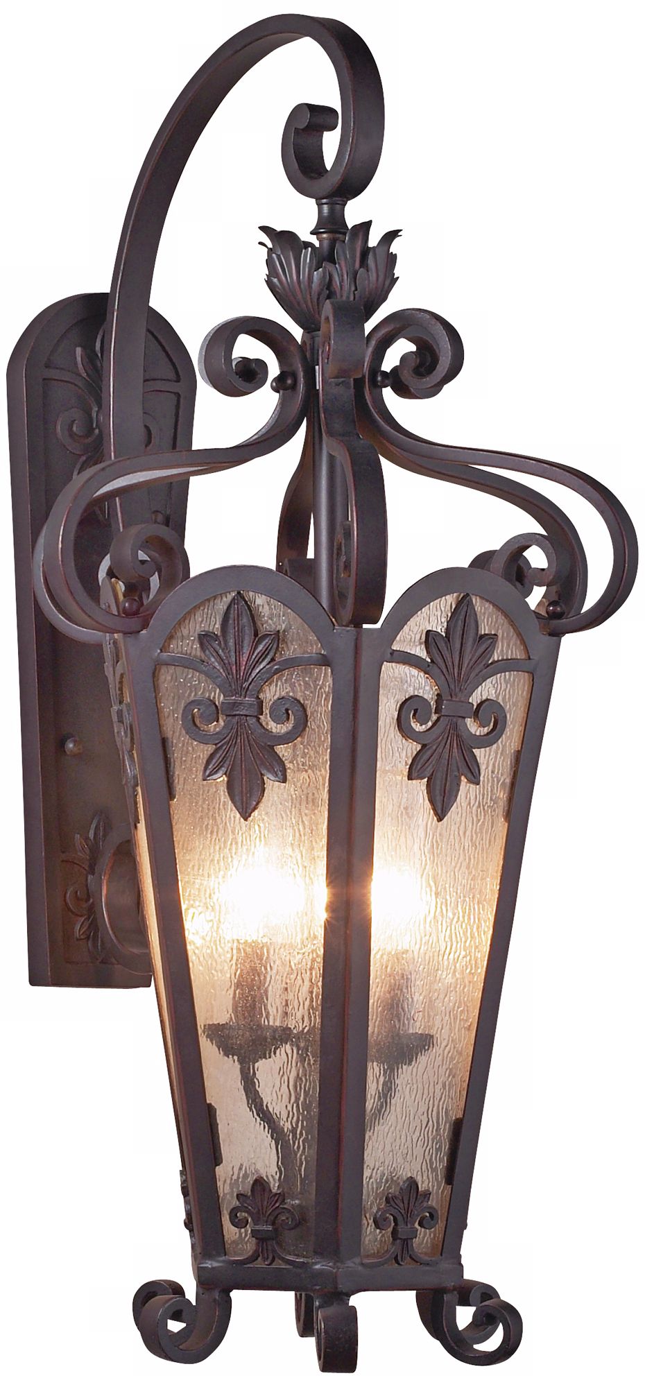 Lonsdale 15 1/2" Wide Antique Sable Outdoor Wall Light