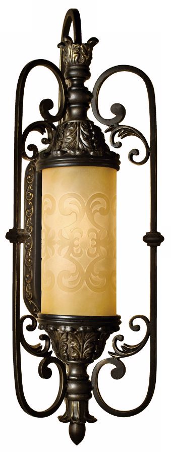 Glenhaven 30 1/2" High Antique Iron Outdoor Wall Sconce