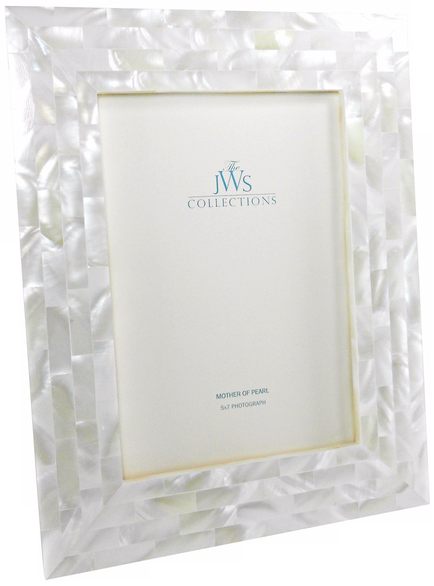 White Mother of Pearl 5x7 Photo Frame
