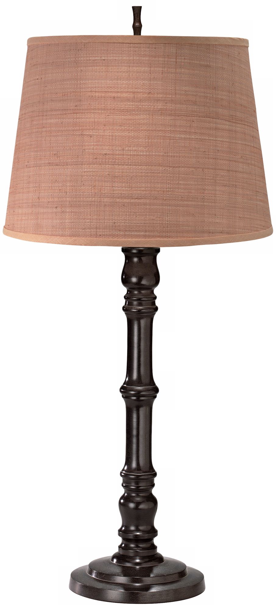 Jamie Young Longshan Seagrass And Cast Metal Table Lamp