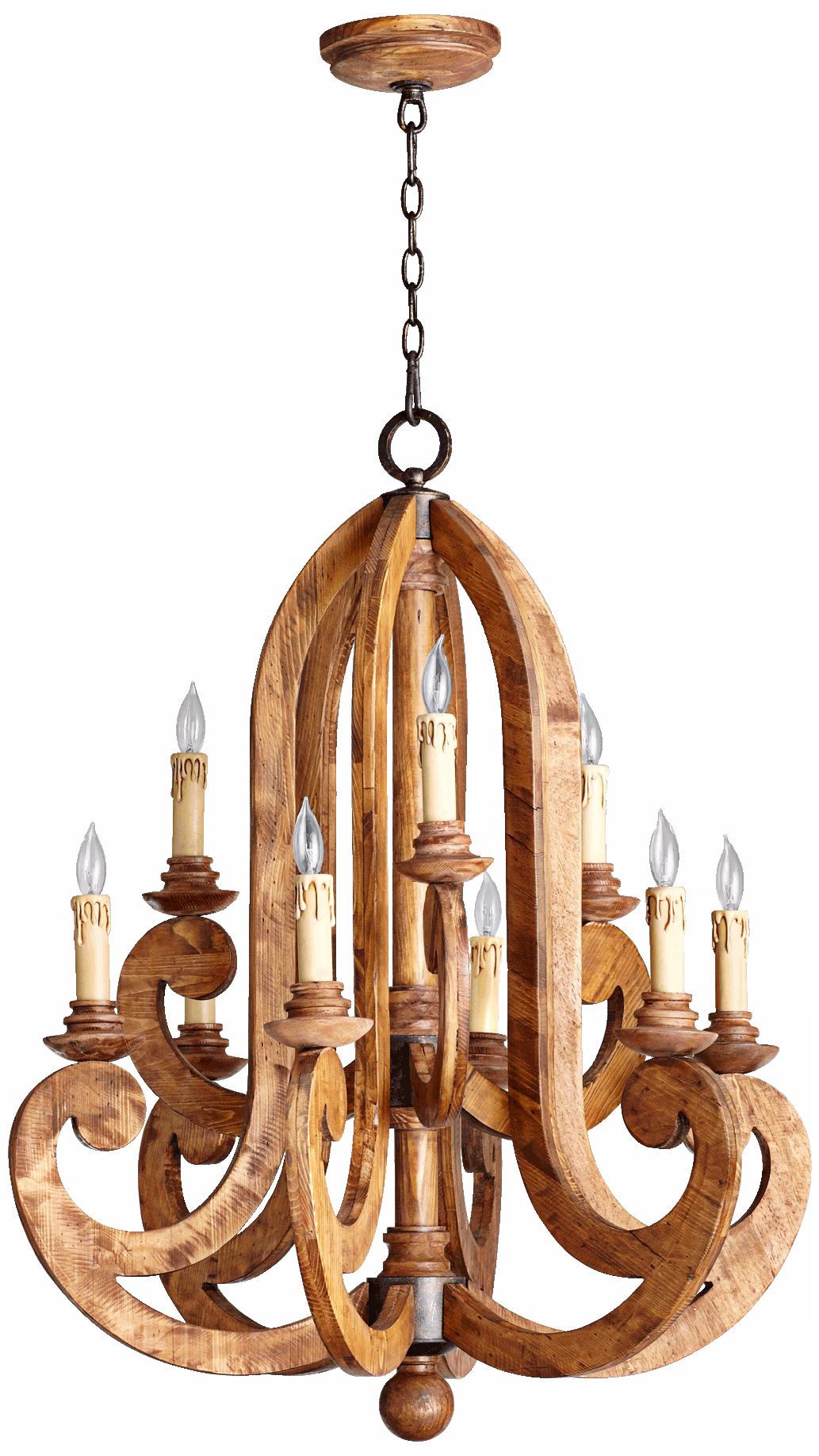 Quorum Ashford 9-Light 29" Wide Provincial Chandelier