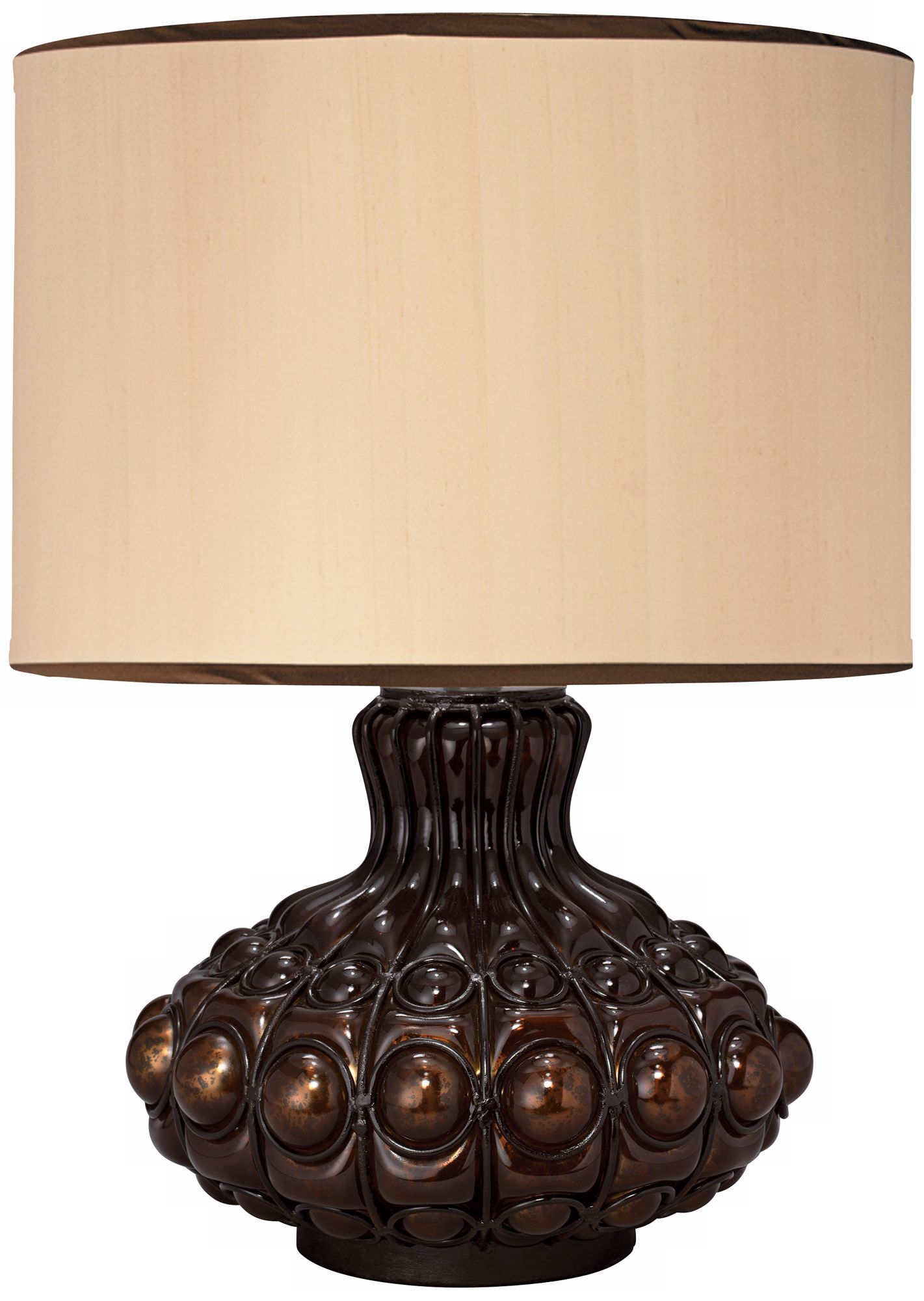 Jamie Young Arbor Jug Antique Chocolate Glass Table Lamp