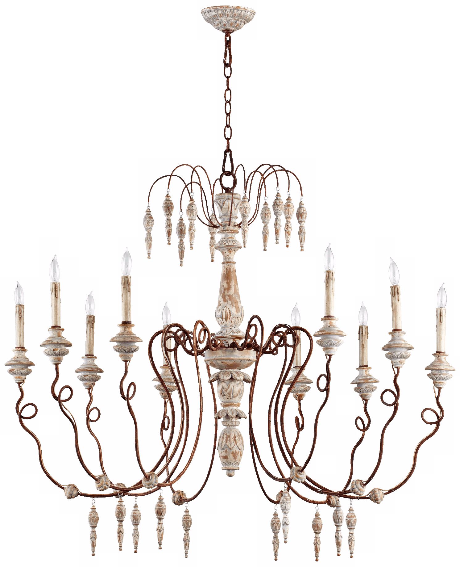 Quorum La Maison 45" Wide Manchester Grey Large Chandelier