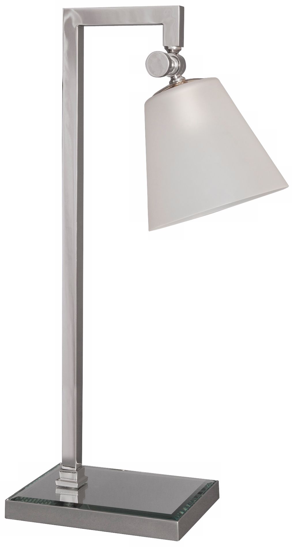 Lummo Clara Polished Nickel Desk Lamp
