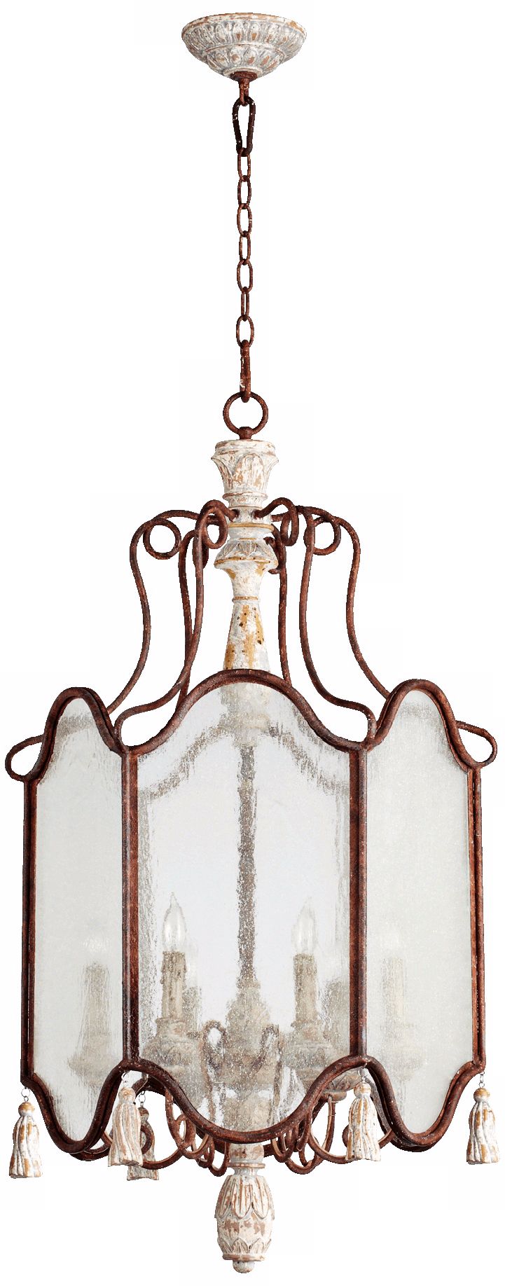 Quorum La Maison 21" Wide Manchester Grey Entry Chandelier