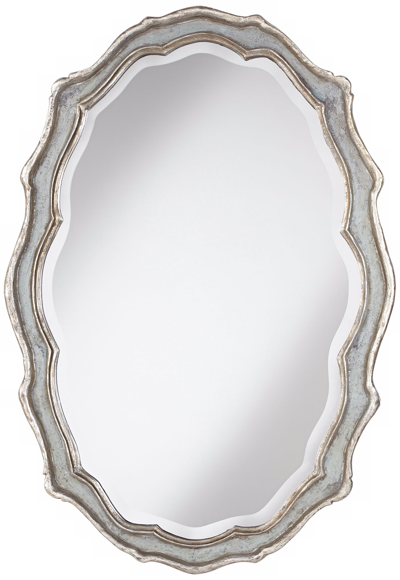 Uttermost Dorgali 40" High Silver Wall Mirror