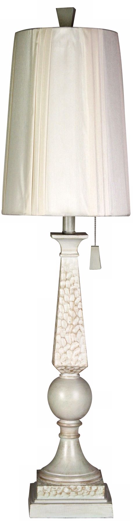Fairbanks White Ice Buffet Lamp