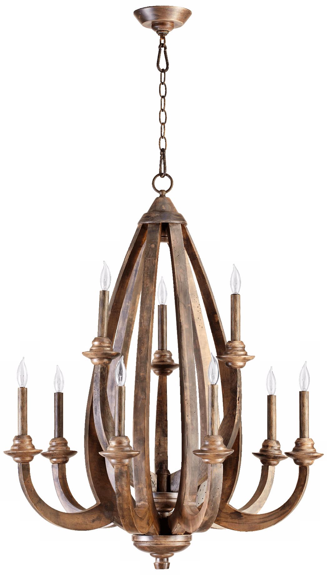 Quorum Telluride 9-Light 30 1/2" Wide Bronze Chandelier