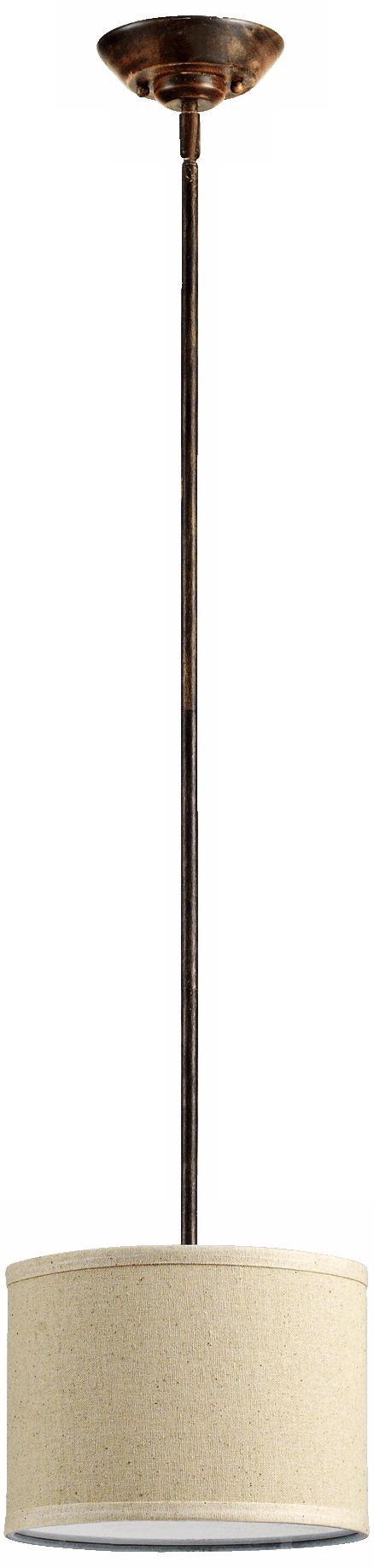 Quorum Telluride 10" Wide Oiled Bronze Pendant Light